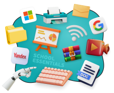 Цифровая база для школьника - КИБЕРшкола программирования для детей, компьютерные курсы для школьников, начинающих и подростков - KIBERone г. Дегунино