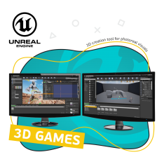 Unreal Engine 4. Игровой движок - КИБЕРшкола программирования для детей, компьютерные курсы для школьников, начинающих и подростков - KIBERone г. Дегунино