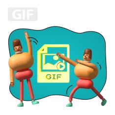 Gif-анимация - КИБЕРшкола программирования для детей, компьютерные курсы для школьников, начинающих и подростков - KIBERone г. Дегунино