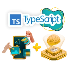 TypeScript + AI: создаём умные веб-приложения - КИБЕРшкола программирования для детей, компьютерные курсы для школьников, начинающих и подростков - KIBERone г. Дегунино
