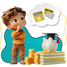 Финансовый интеллект вместе KIBERone - КИБЕРшкола программирования для детей, компьютерные курсы для школьников, начинающих и подростков - KIBERone г. Дегунино