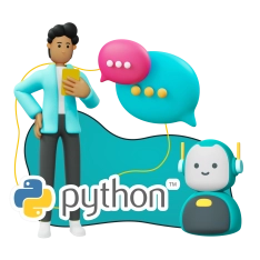 Умный чат-бот на Python на Telegram - КИБЕРшкола программирования для детей, компьютерные курсы для школьников, начинающих и подростков - KIBERone г. Дегунино