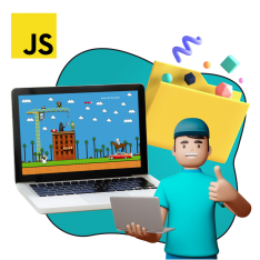 Программирование на JavaScript. Учимся создавать игры! - КИБЕРшкола программирования для детей, компьютерные курсы для школьников, начинающих и подростков - KIBERone г. Дегунино