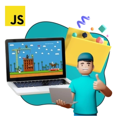 JavaScript + AI. Проектное обучение + геймификация + AI-помощники - КИБЕРшкола программирования для детей, компьютерные курсы для школьников, начинающих и подростков - KIBERone г. Дегунино