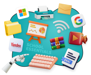 Цифровая база для школьника - КИБЕРшкола программирования для детей, компьютерные курсы для школьников, начинающих и подростков - KIBERone г. Дегунино