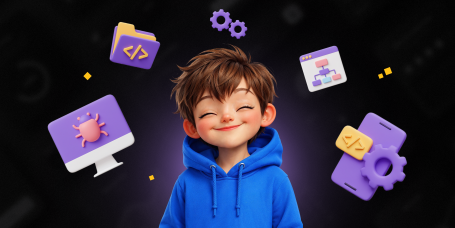 Идеальный сайт с нуля: код, дизайн и AI-помощник - КИБЕРшкола программирования для детей, компьютерные курсы для школьников, начинающих и подростков - KIBERone г. Дегунино